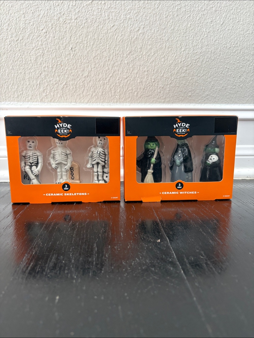 Hyde & Eek! Boutique
Ceramic Halloween Figurines (Witches & Skeletons)